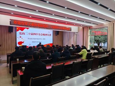 学习贯彻党的二十届四中全会精神市委宣讲团在市退役军人事务局宣讲