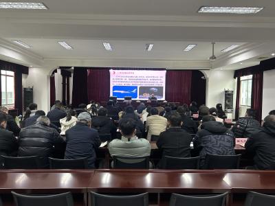 学习贯彻党的二十届四中全会精神市委宣讲团在枝江供销集团宣讲