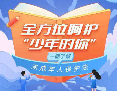 全方位呵护“少年的你” 一图了解未成年人保护法
