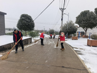 安福寺镇邹家冲：以雪为令保畅通 干部群众齐心护平安