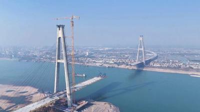 枝江长江大桥有新进展！（附现场图）