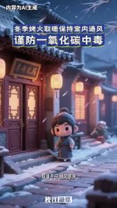 冬季烤火取暖可得注意安全 保持室内通风 谨防一氧化碳中毒！