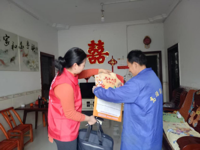 顾家店镇：新春送福暖民心 志愿服务进家门