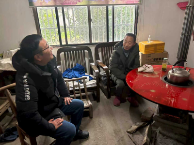 顾家店镇：寒冬走访暖人心 安全宣传护平安