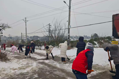 大雪除障暖民心 马家店街道双寿桥社区多举措保障居民生活