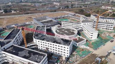 湖北枝江：枫杨中小学项目建设稳步推进 预计今年秋季迎新