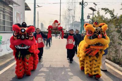 七星台镇孙家港片区首届“西蓝花·杀猪宴”热闹开席
