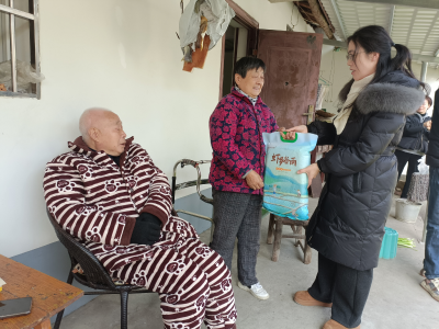 情暖寒冬 爱润心田  安福寺社区开展残疾人慰问活动