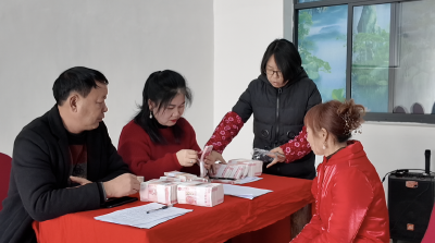 安福寺镇：合作社里分红忙 乡亲脸上喜洋洋