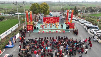 百里洲镇联丰村：马年村晚启新程 乡音乡情共团圆