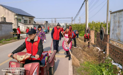百里洲镇傅家渡村：整治环境迎新春 洁净归途暖游子