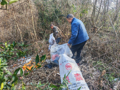 安福寺镇火山口村：集中整治卫生死角 以清爽环境贺新春