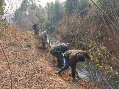 顾家店镇清水溪村：节前整治展新颜 筑牢防线迎新春