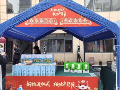 “枝味年货节”让乡土好茶飘香机关大院