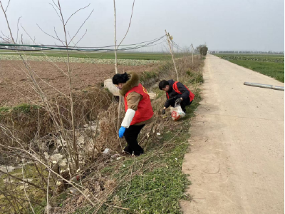 七星台镇杨林湖村开展“干干净净迎新年” 人居环境整治志愿服务活动