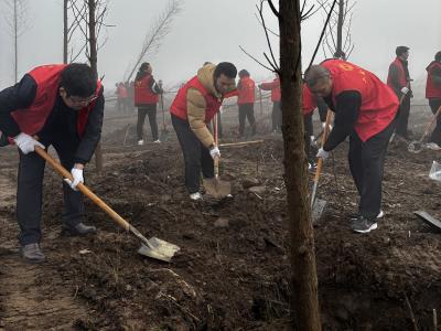 枝江市总工会开展2026年春季义务植树活动