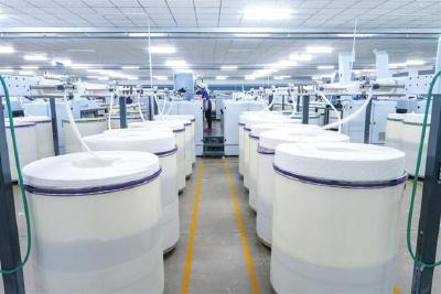 智能制造显效能 月产纱线千余吨