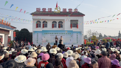 安福寺镇柏杨冲村开展第六届农民迎春艺术活动