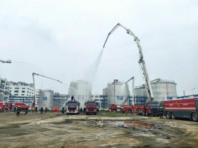 董市镇卫生院联合三宁化工开展消防应急演练