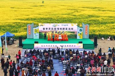 【中新网】枝江春季文旅活动火热开启 游客体验田园之乐