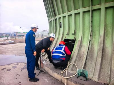 枝江消防主动服务护航姚家港化工企业复工复产