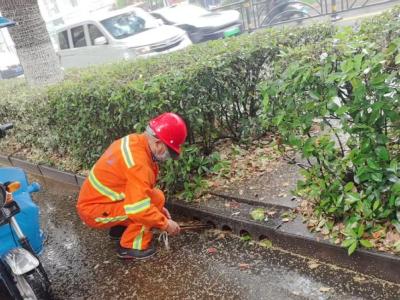 枝江城管“借雨洗城”守护城市洁净底色