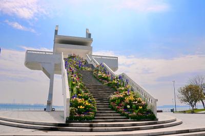 扮靓赛道迎盛会！ 枝江住建全力推进公路自行车赛沿线增花添彩