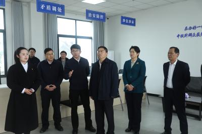 省政协副主席王兴於来枝调研