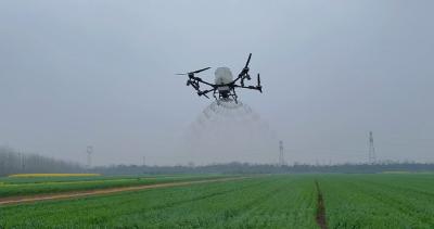 马家店街道白家岗村：无人机“飞出”春管加速度