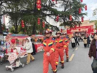 枝江消防圆满完成元宵活动消防安保任务