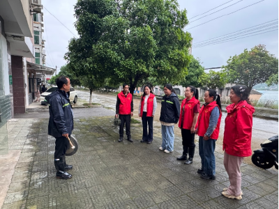 安福寺镇横溪河村开展山洪灾害防御转移应急演练