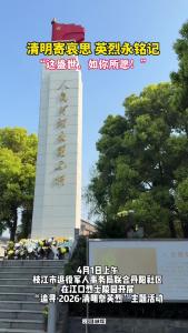 清明寄哀思，英烈永铭记。枝江市退役军人事务局开展“追寻·2026·清明祭英烈”主题活动。