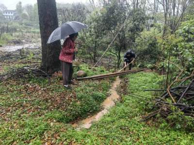 顾家店镇白鹤冲村开展雨后走访排查工作