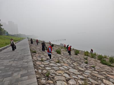 马家店街道丹阳社区开展长江大保护志愿服务活动