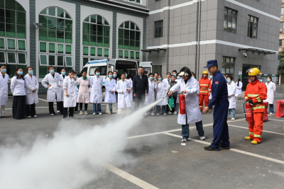 枝江市马家店街道社区卫生服务中心开展消防知识安全培训及应急演练活动