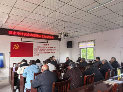 安福寺镇开展安全知识专题宣传活动