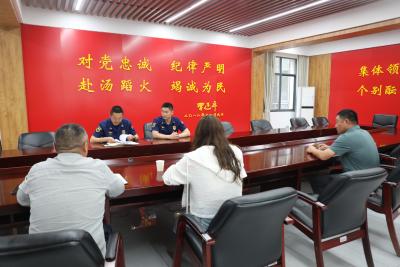 枝江消防约谈消防安全隐患单位负责人
