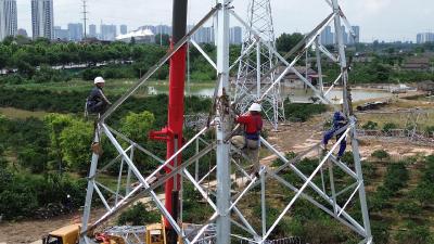 抢抓工期攻坚冲刺！枝姚—余福110千伏线路工程预计5月底送电