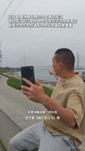 近日，百里洲籍台胞刘久年再回枝江，直言等枝江长江大桥通车，要和家人一起再回来看看