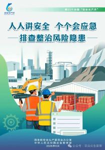 全国“安全生产月”主题海报来了！
