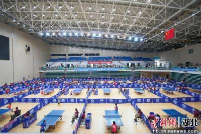 【中新网】2026年湖北省青少年运动会乒乓球比赛开赛