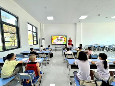 马家店街道双寿桥社区暑期爱心托管班开班