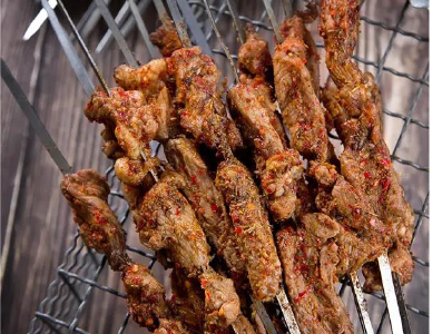 陕西美食:西安烤肉