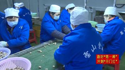 枣阳平林雷山天然食品有限公司：铆足“虎劲”忙生产 奋力实现“开门红”