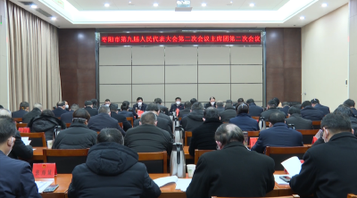 V视 | 枣阳市第九届人民代表大会第二次会议举行主席团第二次会议