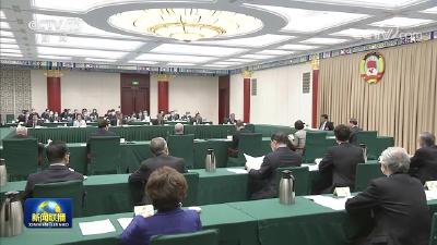 （两会受权发布）全国政协十四届一次会议主席团常务主席会议第一次会议举行 王沪宁主持