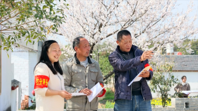 【美好环境与幸福生活共同缔造】V视 | 吴店镇舂陵村：闲不住的“红管家” 共同架起“连心桥”