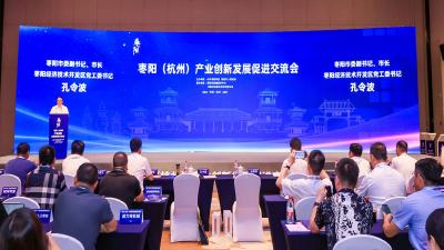 枣阳（杭州）产业创新发展促进交流会举行