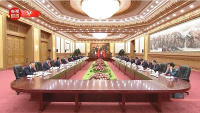 独家视频丨习近平会见柬埔寨首相洪玛奈：相信你将不忘初心 续写中柬友好新篇章