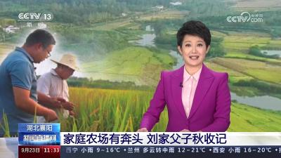 央视新闻频道《新闻直播间》、《中国之声》关注枣阳丰收季